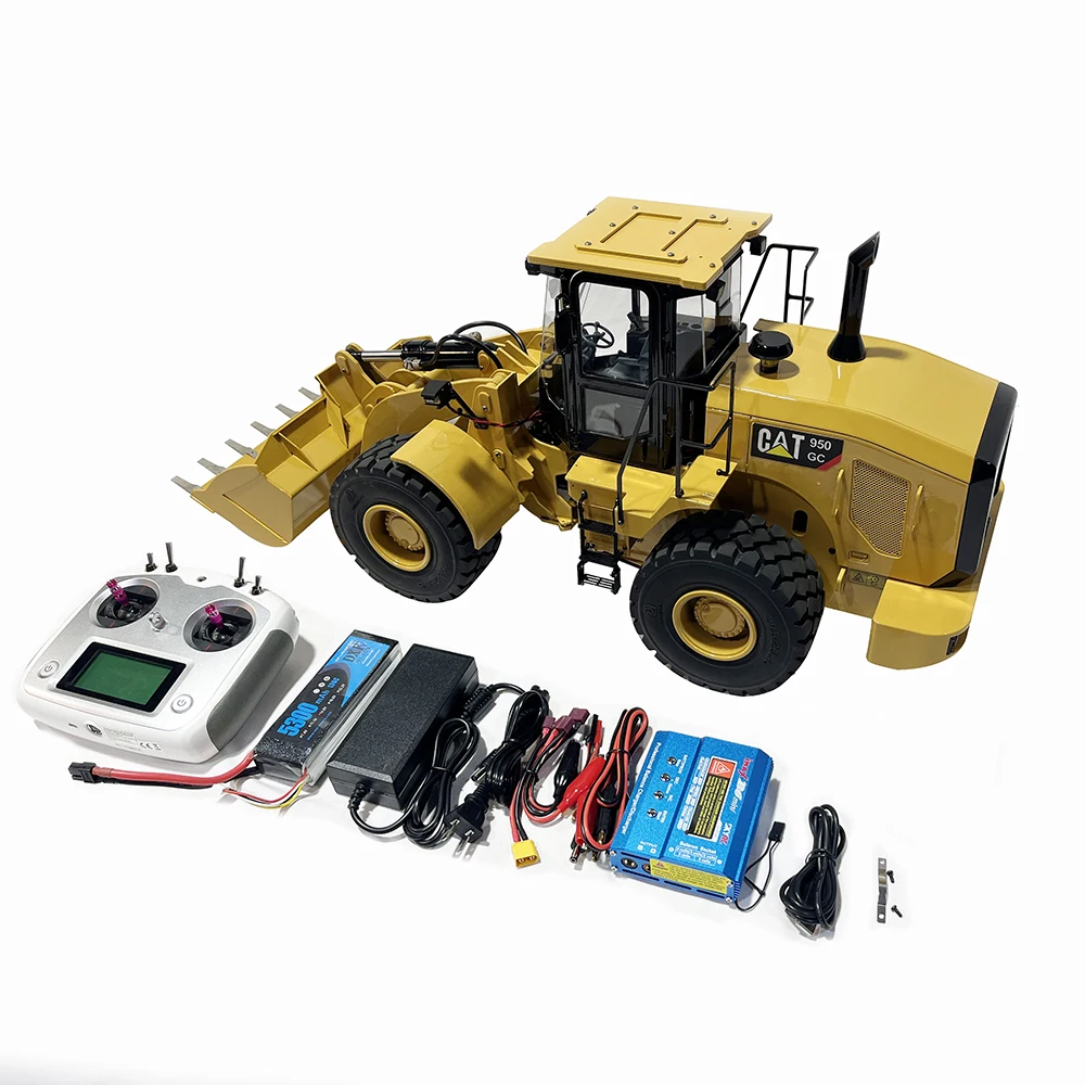 

1/14 950GC Hydraulic Loader Engineering Model Hydraulic Bulldozer Wheel Loader Model Birthday Gift Adult Toy
