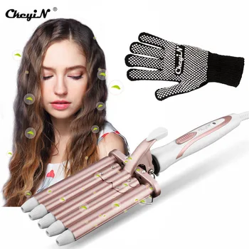 

CkeyiN 5 Barrel Hair Tools Curling Iron Ceramic Triple Barrel Hair Styler Hair Waver Styling Tools Hair Curlers Electric Curling