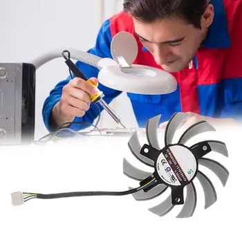 

Replacement cooling fan For the graphics card For ASUS DUAL-GTX1050Ti/DUAL-1050/DUAL-RX460 Y5T2