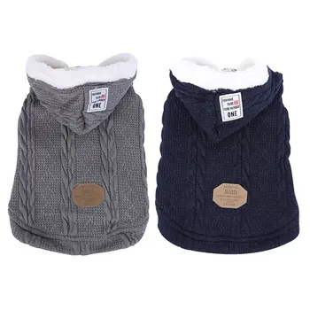 

New The Latest Goods Dog Clothes Puppy Winter Is Very Warm Hoodie Cat Wool Coat Sweater