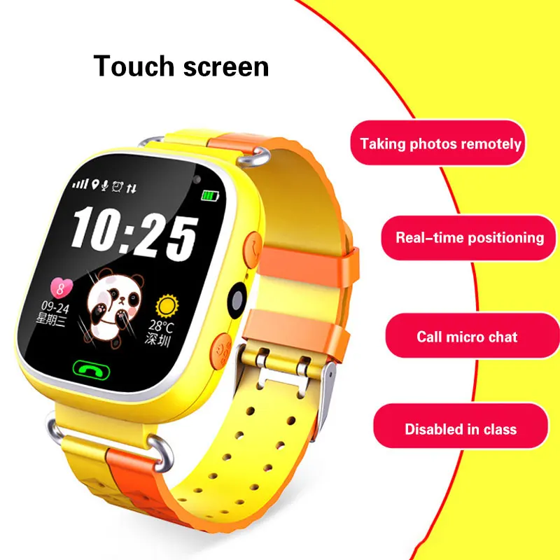 

Children's Smart Watch Touch Screen LBS Photo Positioning Phone Call Watch English language support primary school students