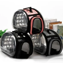 Высококачественная дышащая двухсторонняя прозрачная дорожная сумка для переноски, переносная прозрачная переноска для домашних животных, кошек, собак, рюкзак