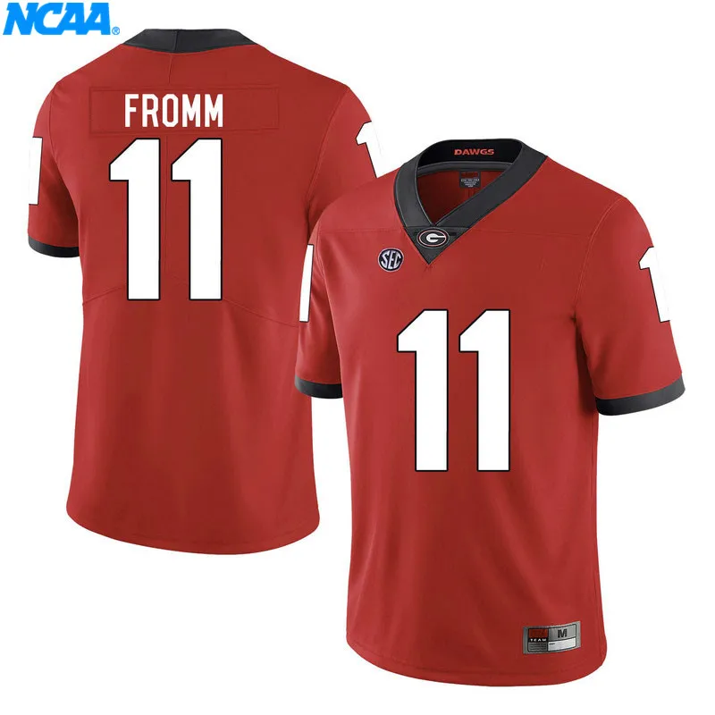 New Arrival High Quality Jake Fromm#11 College Limited T-shirt Jerseys S-XXXL