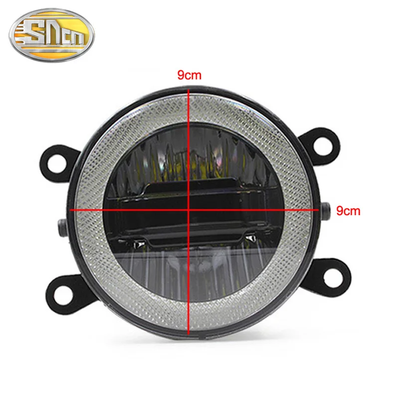 SNCN 3-в-1 функции авто светодиодный Ангельские глазки дневного светильник автомобиля проектор противотуманных фар для Suzuki Swift 2005