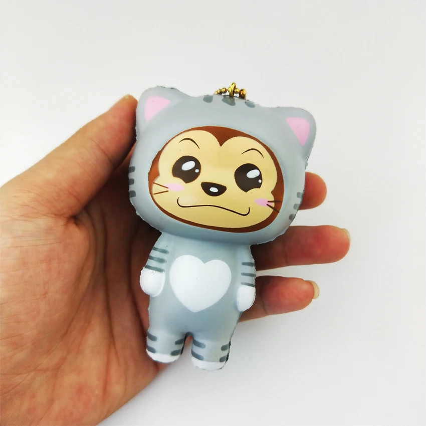 

Punimaru Squishy Cartoon Cat Slow Rising Cute Kitten Soft Can squeeze Charms Scented Kids Toy