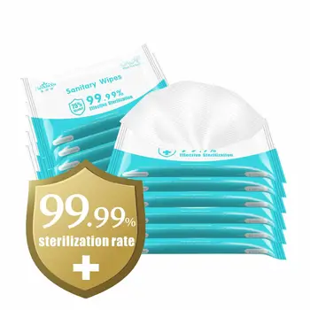 

50pcs/box 75% Alcohol Disinfection Wipes Pads Swabs Wet Wipes Skin Cleaning Care Sterilization First Aid Cleaning Tissue Box