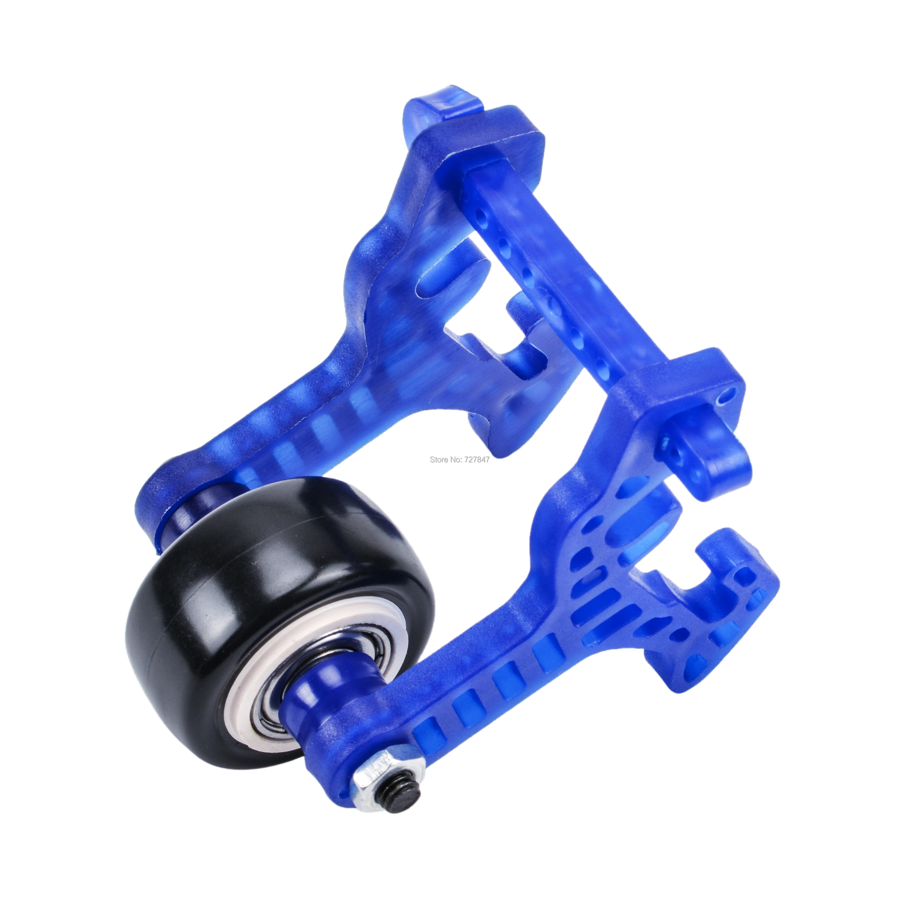 

1pcs Plastic and Metal High Speed Wheelie Bar Anti-roll Wheel for 1/10 Scale HSP 94108 94111 94188 RC monster Car Accessory