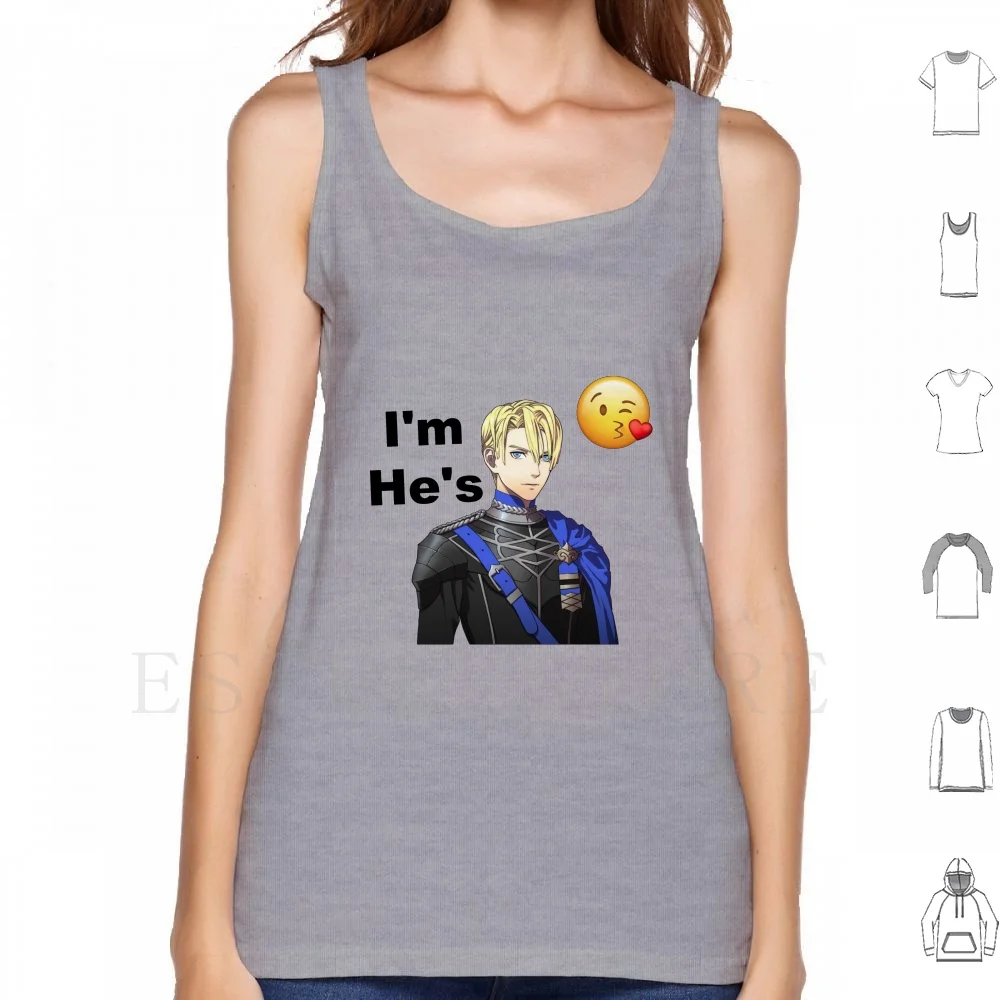 I He He Maniglie Canotte Gilet Senza Maniche Emblema Del Fuoco Tre Case Maniglie Alexandre Blaiddyd