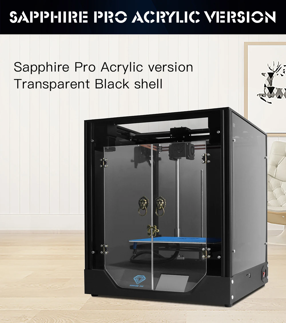 Два дерева 3d принтер Sapphire Pro CoreXY BMG экструдер Core xy Высокоточный сапфир S Pro 3d diy наборы 3,5 дюймов сенсорный экран