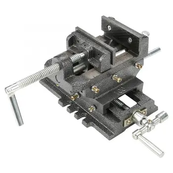 

4inches Cross Slide Drill Press Vise Metal Milling Vice Holder Clamping Tool Milling Vise