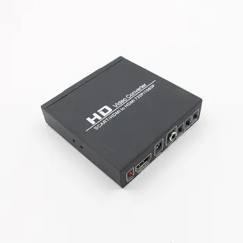 

SCART To HDTV Converter Full High Definition Television 1080p Digital HD Video HDMI Input Interface EU Plug Adapte