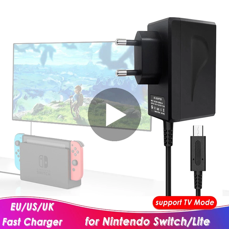 

Power Adapter TV Dock Mini Docking Charging Station For Nintendo Switch Game Console Battery Charger Unit USB Gaming Accessories