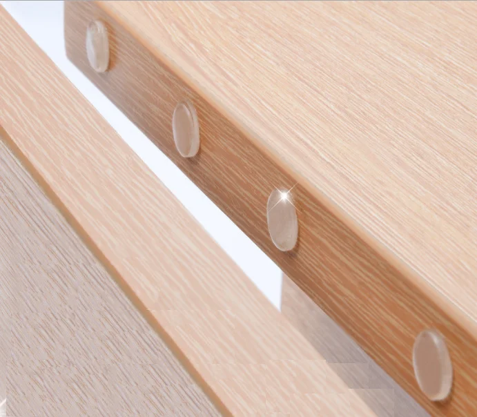 Silica gel anti-collision handle mute stickers household cabinet door furniture anti-collision silencer cushion after toilet