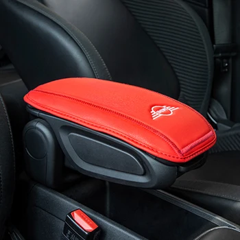 

High Quality Car styling Leather Armrest Case Mats Interior Protector For Mini Cooper S One JCW F54 F55 F56 F57 F60 Accessories
