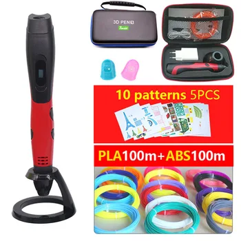 

2019 new version 3D PEN 3d model 3d magic pen 3d printer pen christmas presents children gift with carry case