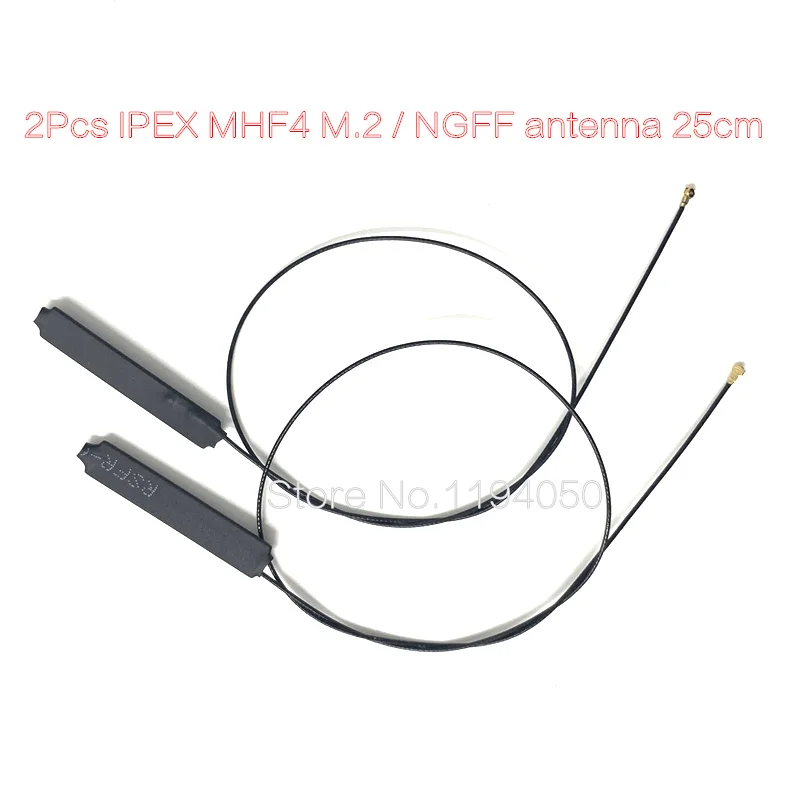 Antenas wifi IPEX MHF4, 2. 4G, 5G, para Intel 7260, 7265, 3165, AC N5321, EM7345, tarjeta GOBI5000, NGFF, 18,5 cm/7,2 pulgadas, EM7355, 2 uds.