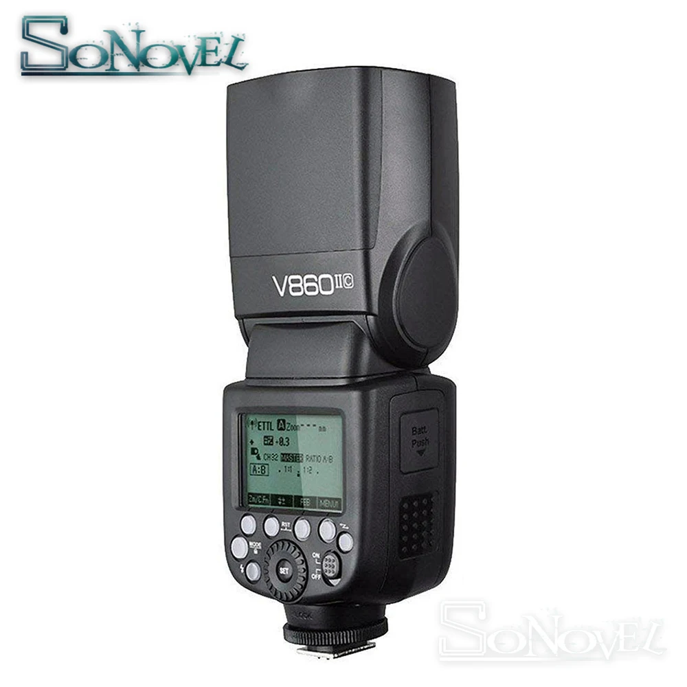Godox Ving V860II V860II-C GN60 E-TTL HSS 1/8000 литий-ионный аккумулятор Speedlite Flash с X2T-C триггером для вспышки передатчик для Canon