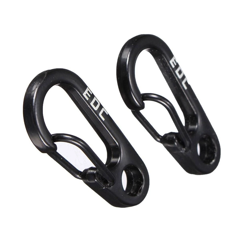 

Mini Carabiner Spring Snap Keychain Clip Hook Lock Climbing Buckle Useful