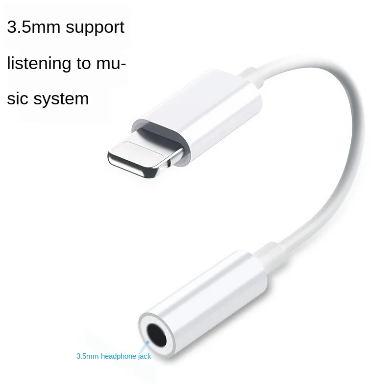

For Lightning to 3.5mm Headphone jack 3.5 AUX Cable Audio Lightning Adapter For iPhone 11 Pro Max 7 8 + XS XR X SE 2020