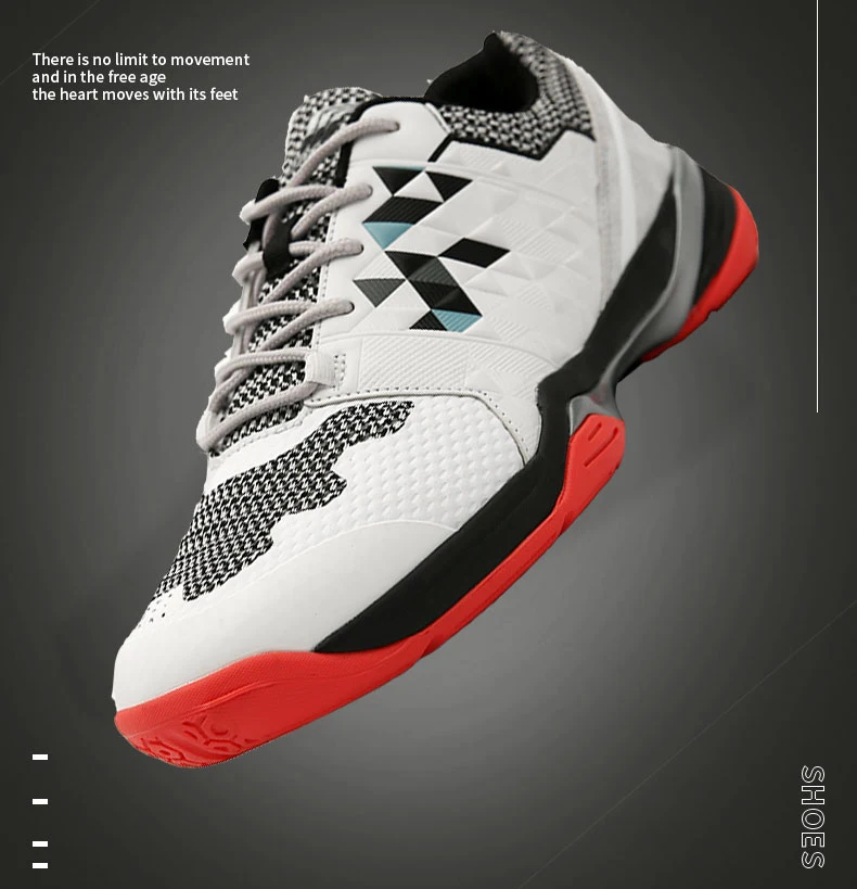 Description Picture 5 of itemNew Professional Badminton Shoes Big Size 36-45 Anti Slip Tennis Shoes Light Weight Badminton Footwears Male Volleyball Sneakers