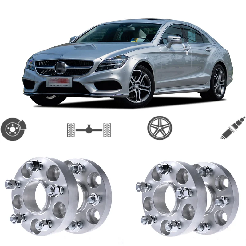 Teeze 4 шт. 5X112 66.6CB 25 мм толщиной Hubcenteric колесные Распорки адаптеры для Mercedes Benz