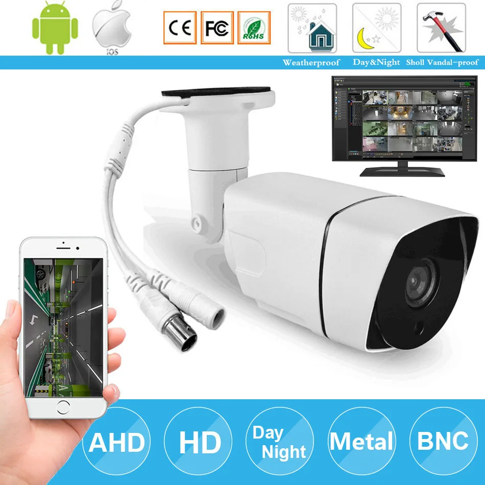 

AHD Camera 4MP 2.0MP HD Bullet Camera Waterproof Metal case 3.6mm 4 Megapixel CCTV Camera for AHD DVR Surveillance system