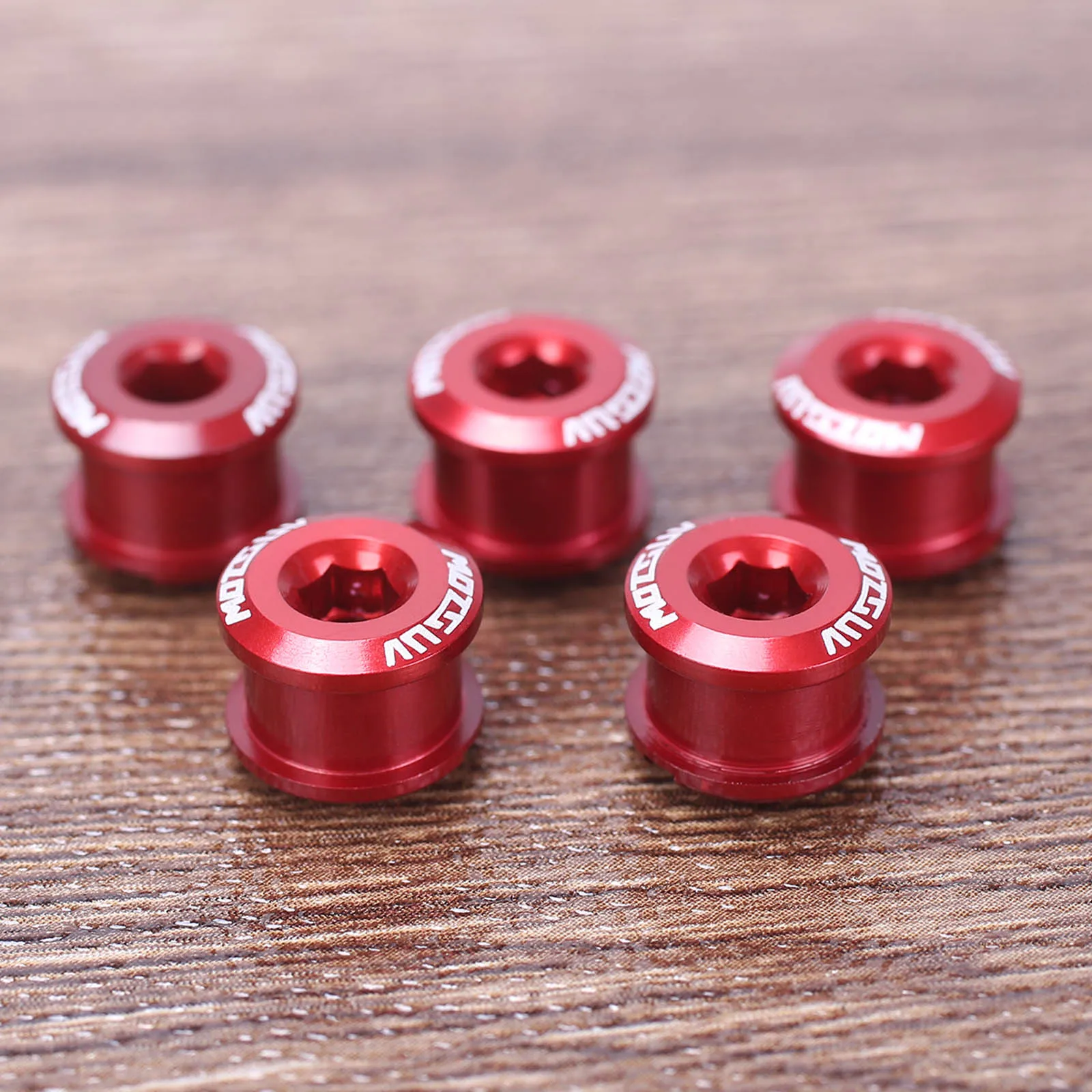 5Pcs MTB Bicycle Chainring Bolt Single Chainwheel Screws Alloy 7075 4.9mm/6.4mm Road Cycling Bike Disc Screws for Crankset Parts