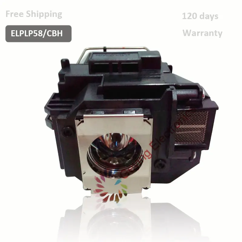 Оригинальная Лампа для проектора Epson V13H010L58/ ELPLP58 подходит EX5200 | EX7200 H376A PowerLite 1220/ 1260/