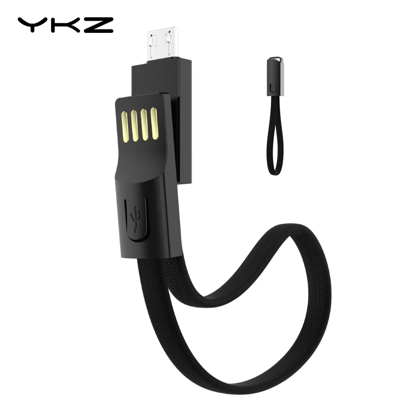 YKZ Micro USB кабель для быстрой зарядки, фурнитура для брелоков для ключей Портативный жила провода для передачи данных для Xiaomi мульти-функциональный кабель для микро USB шнур