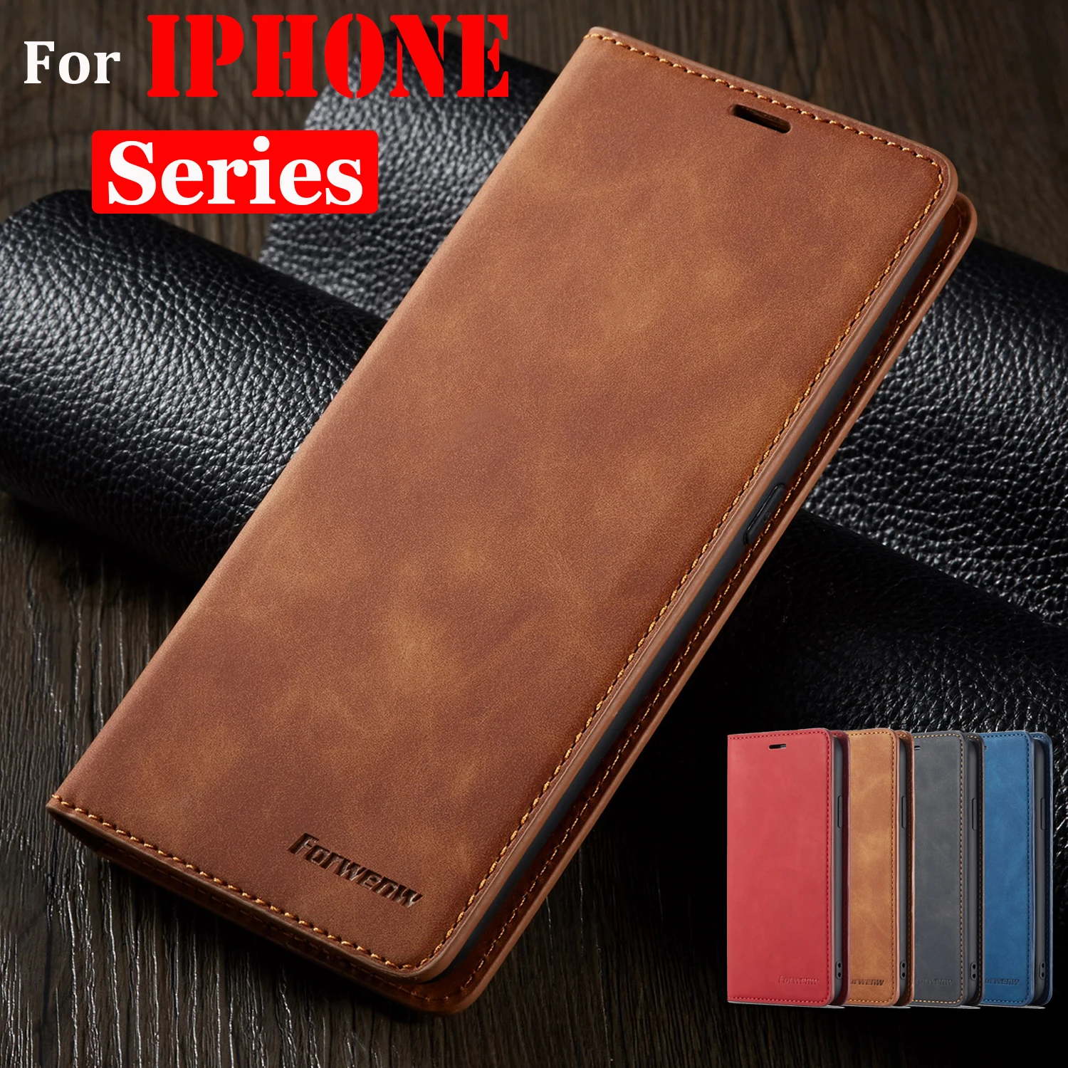 

Magnetic Leather Case For iphone X XI XIR XR XS Max Wallet Flip Case Stand Cover For Iphone 5 5e s 6 7 8 6s Plus Case Capa