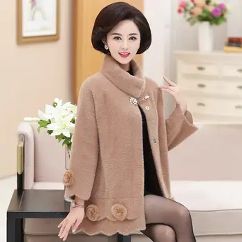 

Women 2020 Autumn Winter Faux Mink Fur Coat Female Casual Luxury Long Loose Fur Jacket Ladies Thick Warm Plush Outwear Z186