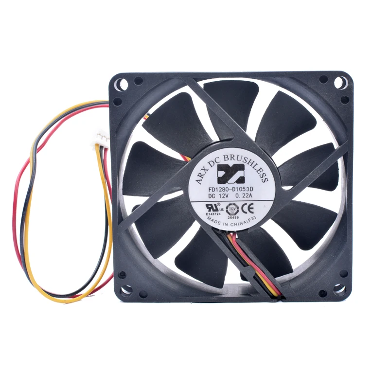 FD1280-D1053D 8cm 80mm 80x80x20mm DC12V 0.22A 3 line cooling fan for inverter case | Компьютеры и офис