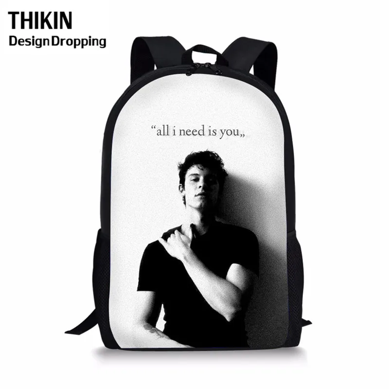 Tikin Mendes Shawn, школьный рюкзак для подростков, для девочек, для путешествий, вместительная посылка, сумка для покупок, женская сумка через плечо, Mochila