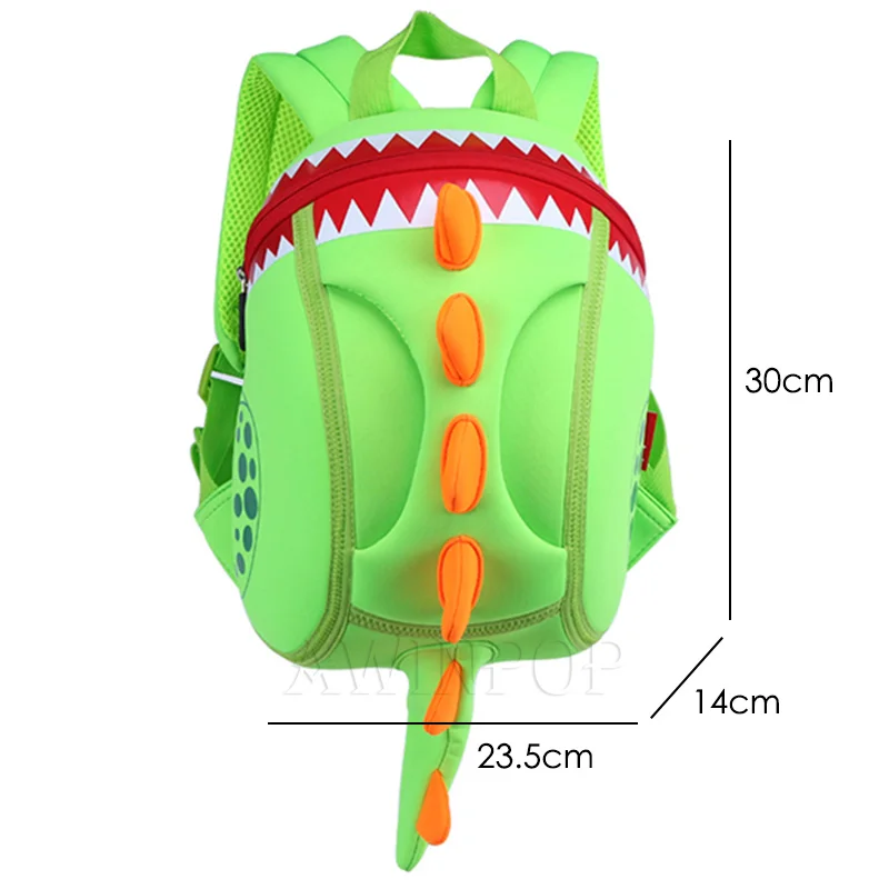 Модный крутой динозавр школьные ранцы для мальчиков 3D мультфильм Животные дизайн детский рюкзак для детского сада девочки детский школьный рюкзак Mochila - Цвет: 3