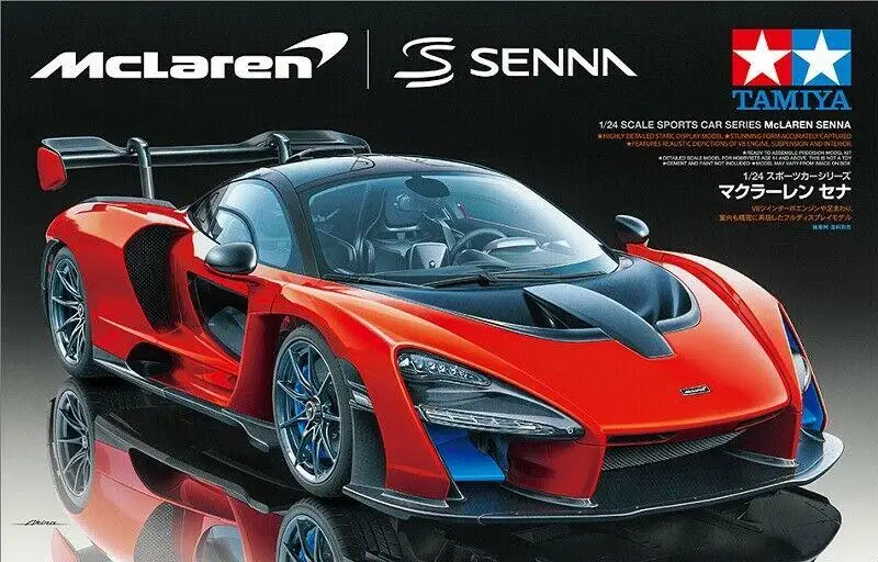 

Tamiya 24355 1/24 Scale Model Super Sports Car Assembly Kit McLaren Senna