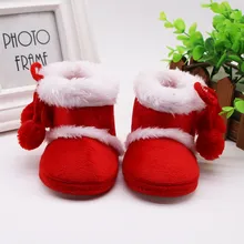 Г. Ботинки с бабочками для девочек, противоскользящие зимние кашемировые плюшевые зимние ботинки для новорожденных девочек Теплая обувь с повязкой Calzado