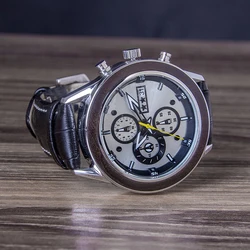 REDEAR Reloj de pulsera impermeable para hombre, cronógrafo de cuarzo, informal, multifuncional, luminoso, con calendario
