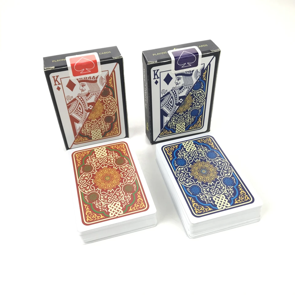 Cartes de jeu standard en plastique résistantes à l'eau pour adulte, jeu de  société, poker, 100% PVC, 63x88mm, nouveau - AliExpress