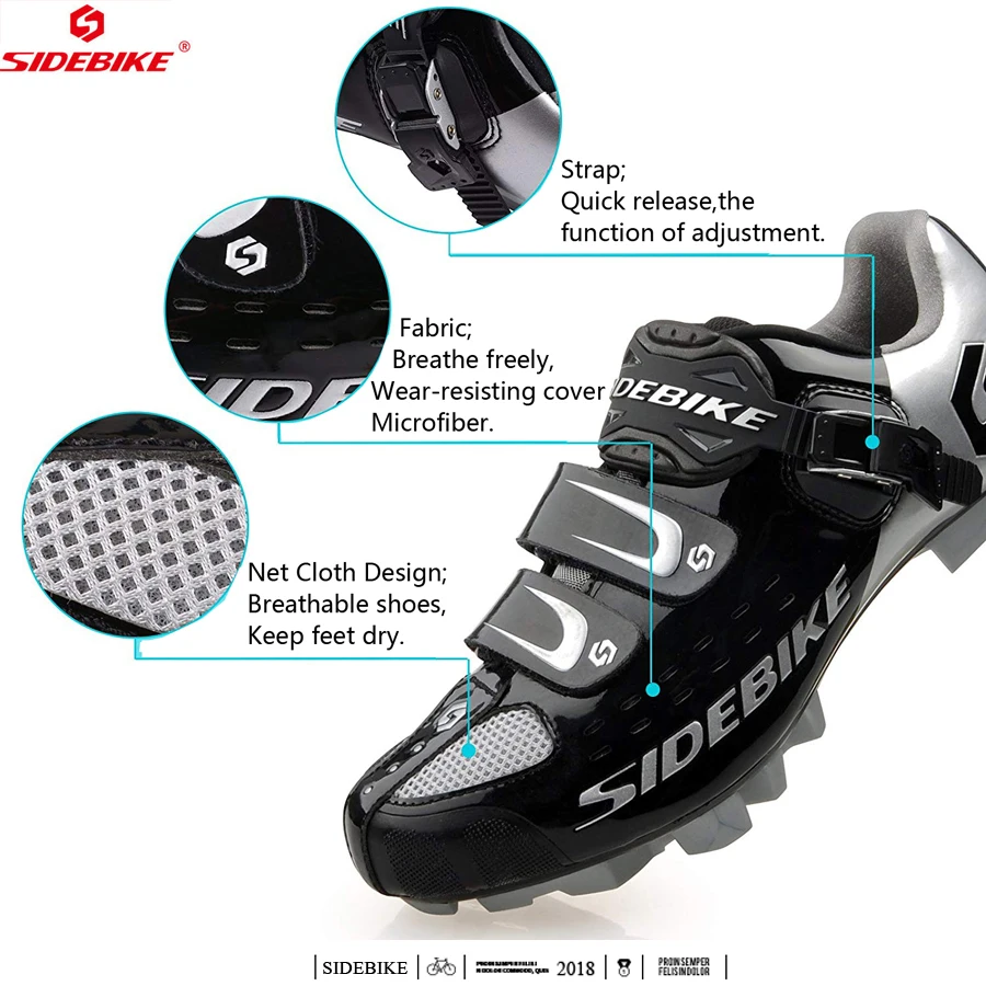 Sidebike/Мужская обувь для велоспорта; sapatilha ciclismo; mtb zapatillas hombre deportiva; велосипедные кроссовки для женщин; обувь суперзвезды для горного велосипеда