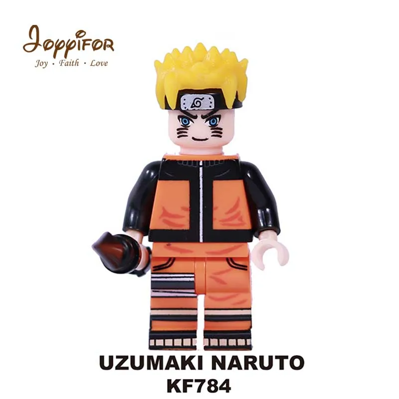Горячие комические герои мультфильмов Хокаге Шаринган Narutoo Какаши Саске фигурки строительные блоки кирпичи для детей игрушки подарки
