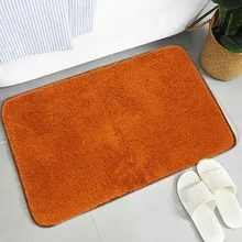 Современные коврики для кухни меховой ковер для гостиной Декор для пола ванная комната мягкие коврики Придверный коврик спальня боковой Диванный коврик 4 цвета