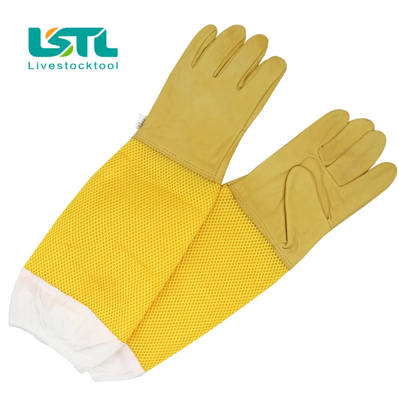 Beekeeping Sheepskin Gloves Anti-bee Anti-sting for Professional Apiculture Beekeeper Bee Keeping Tools 1 Pair