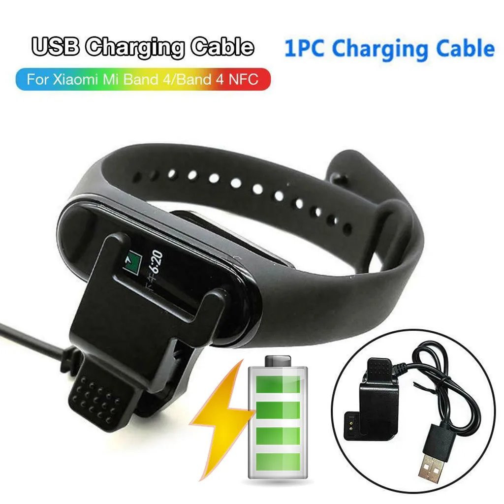 

USB Adapter Charging Cable For Xiaomi Mi Band 4/Band 4 NFC Free Cable Charger High Quality Dropshipping Reloj cargador#Y