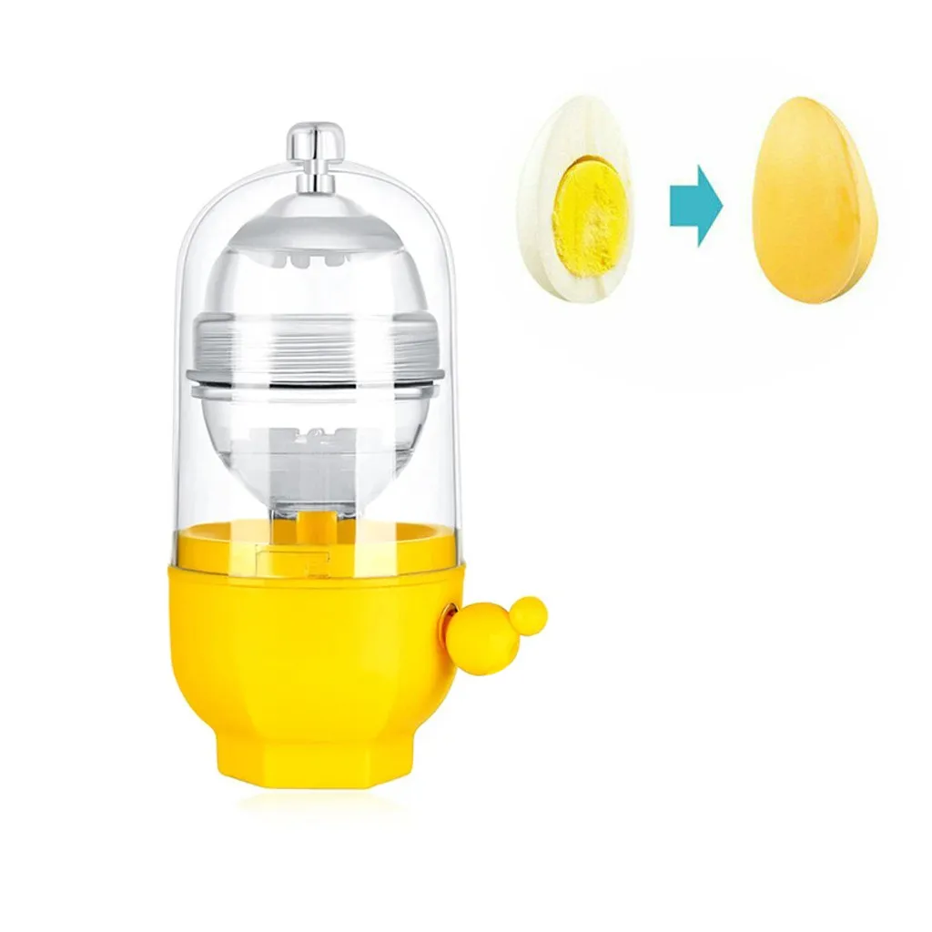 EggFecto Electric Egg Yolk Mixer - Rechargeable Egg Spinner Scrambler for  Small and Large Eggs | Portable Golden Egg Maker for Hard Boiled Eggs |  Easy