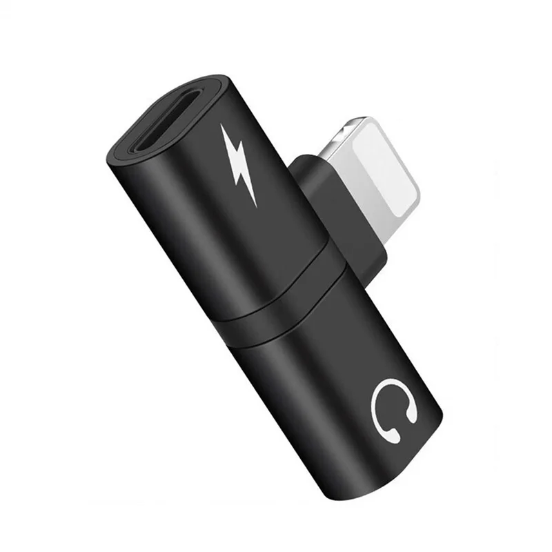 

2 In 1 Audio Adapter for IPhone 7 8 Plus X XR XS Max Connector Splitter Charger Headphone Aux Jack Adapter Earphone Accessories