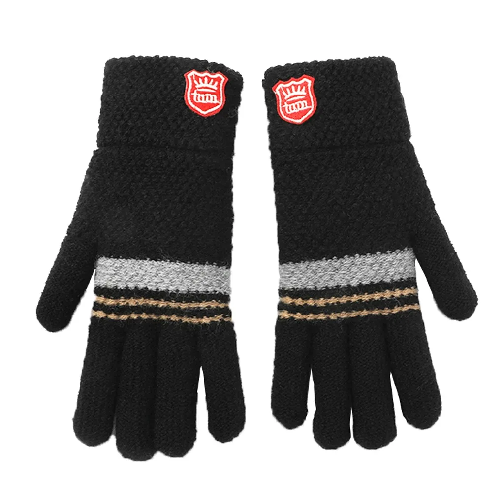 Детские зимние теплые перчатки мягкие митенки, перчатки для детей, зимняя вязаная перчатка для маленьких мальчиков и девочек, Handschoenen, новинка года