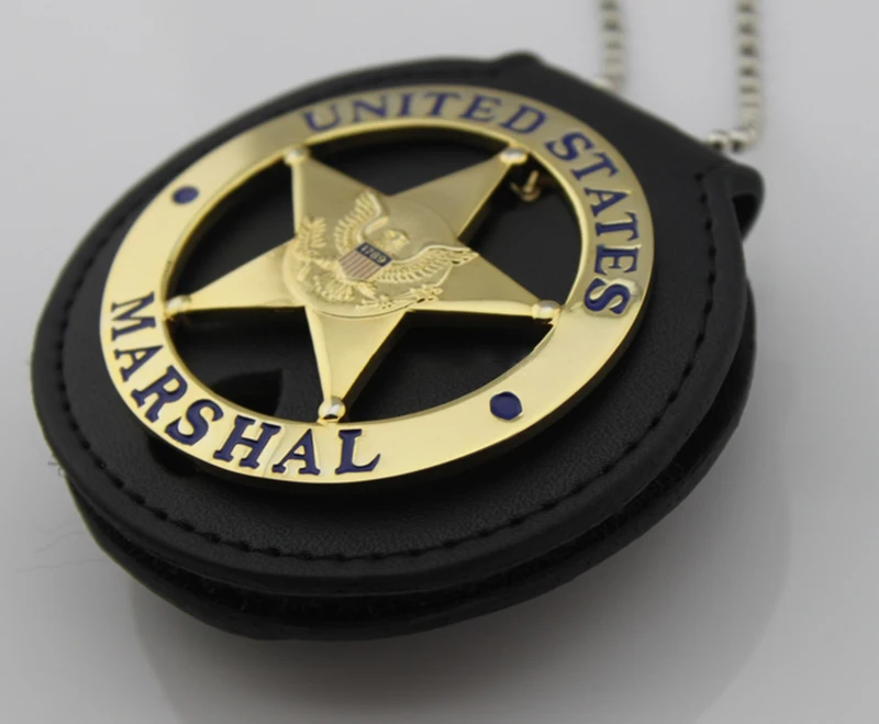Классический американский MARSHAL, Реплика Фильма Prop Pin значок