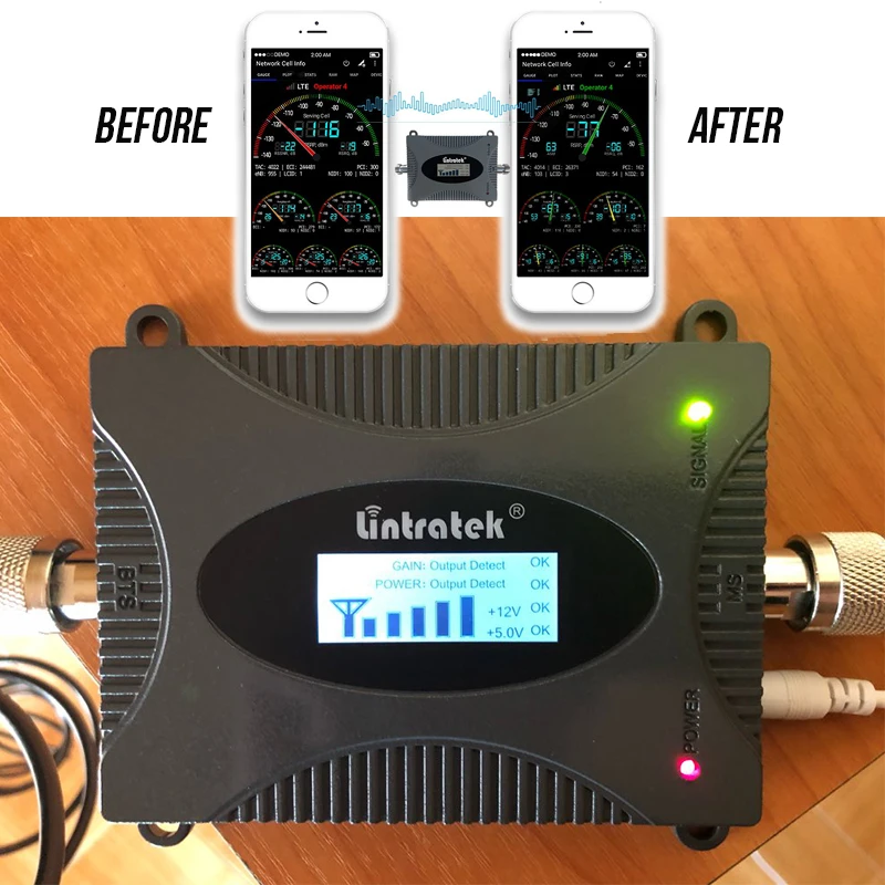 Lintratek Repeater 4G 1800 Cellular Amplifier GSM