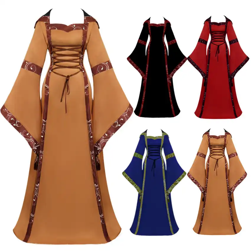 Middle ages dresses of ladies Clearance