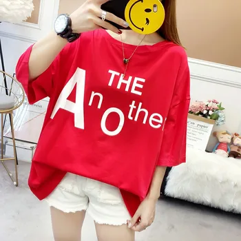 

Shirt Summer Short Sleeve Clothing Plus Size Gray O-neck Top Tee Tumblr T shirt Women